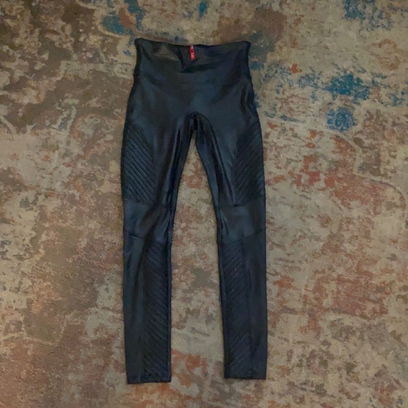 SPANX Pants - SPANX Faux Leather Moto Leggings